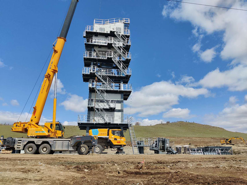 Modelová asfaltárna CXTCM AMP2000-C zahájila instalaci v Rusku